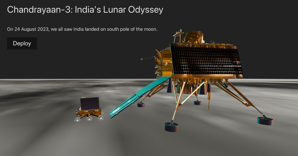 Chandrayaan-3 Mission Visualization | ISRO Project | INDIA |